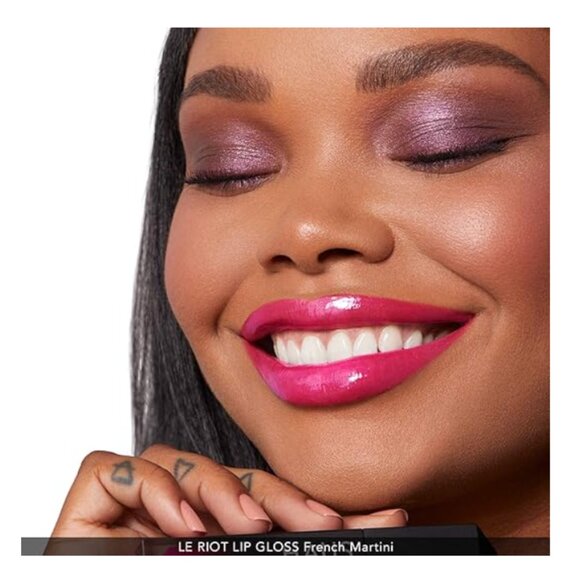 HAUS LABS by Lady‎ Gaga LE RIOT LIP GLOSS Ultra Shine FRENCH MARTINI - MSRP $35 - Picture 3 of 7